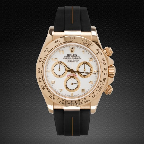 Rubber B strap M101 Black/Brown