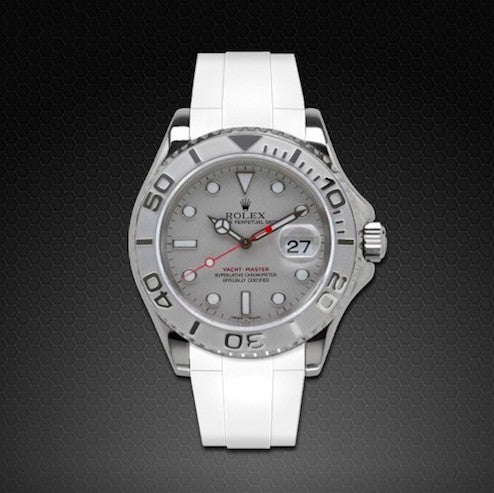 Rubber B strap M106 White with buckle