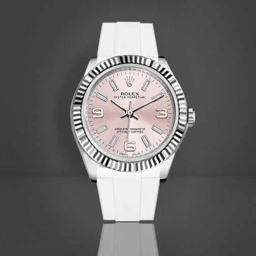 Rubber B Strap M316 White with buckle