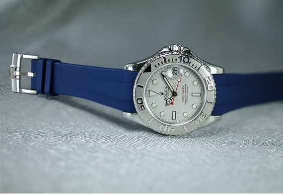 Rubber B Strap M317 Navy Blue with buckle