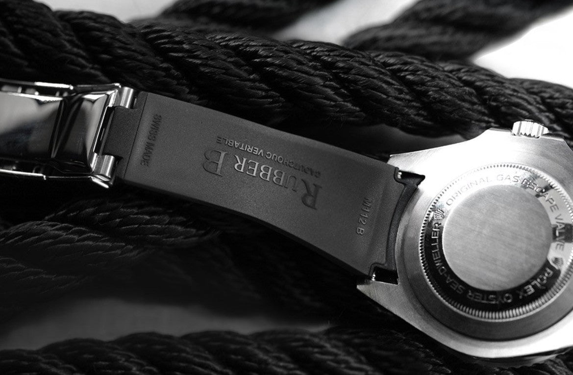 Rubber B strap M112 Black