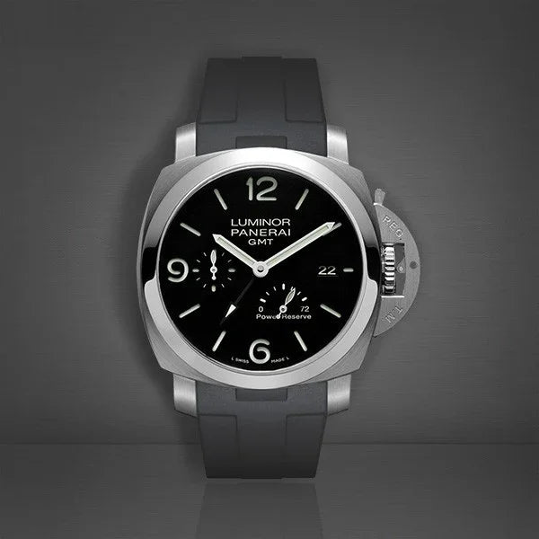 Bracelet RubberB Luminor 44 mm 1950 Type II Noir - vue détail