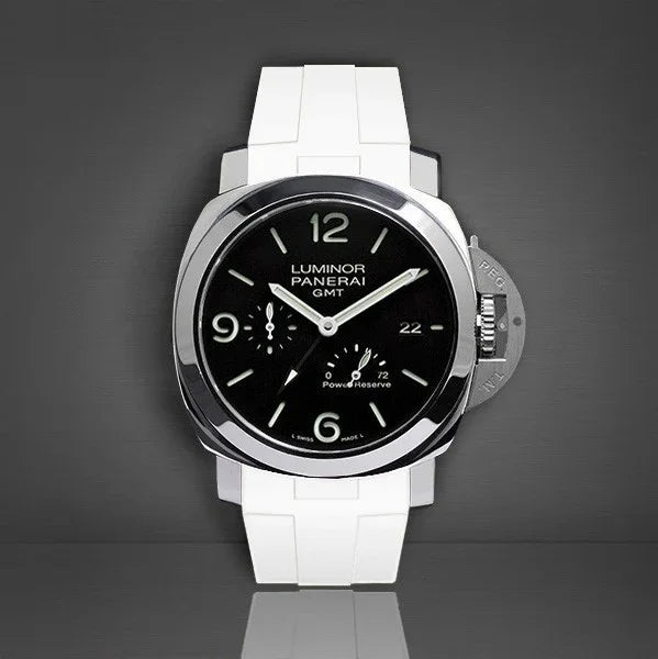 Bracelet RubberB Luminor 44 mm 1950 Type II Blanc - vue détail