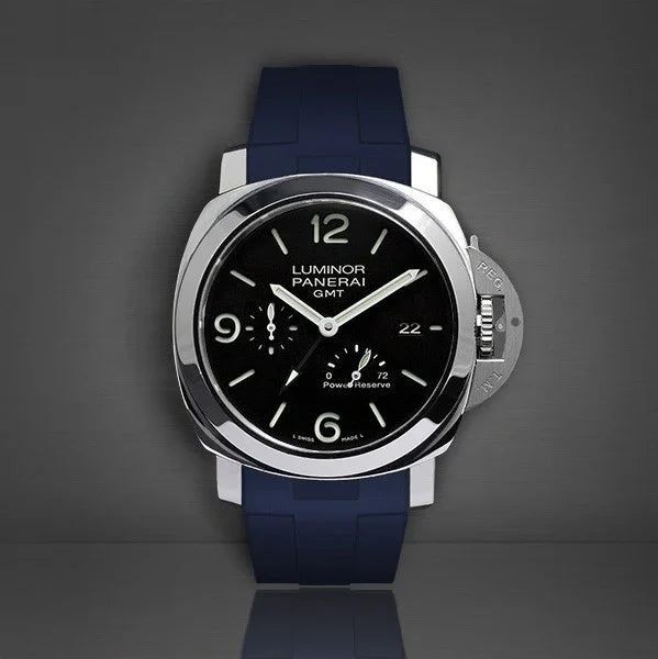 Bracelet RubberB Luminor 44 mm 1950 Type II Bleu - vue détail