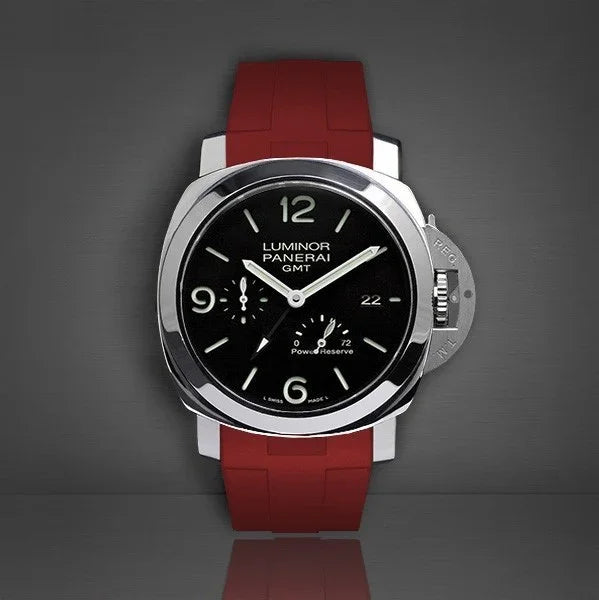 Bracelet RubberB Luminor 44 mm 1950 Type II Rouge - vue détail