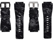Horus Bracelet Camouflage Caoutchouc pour Bell&Ross digital graphite