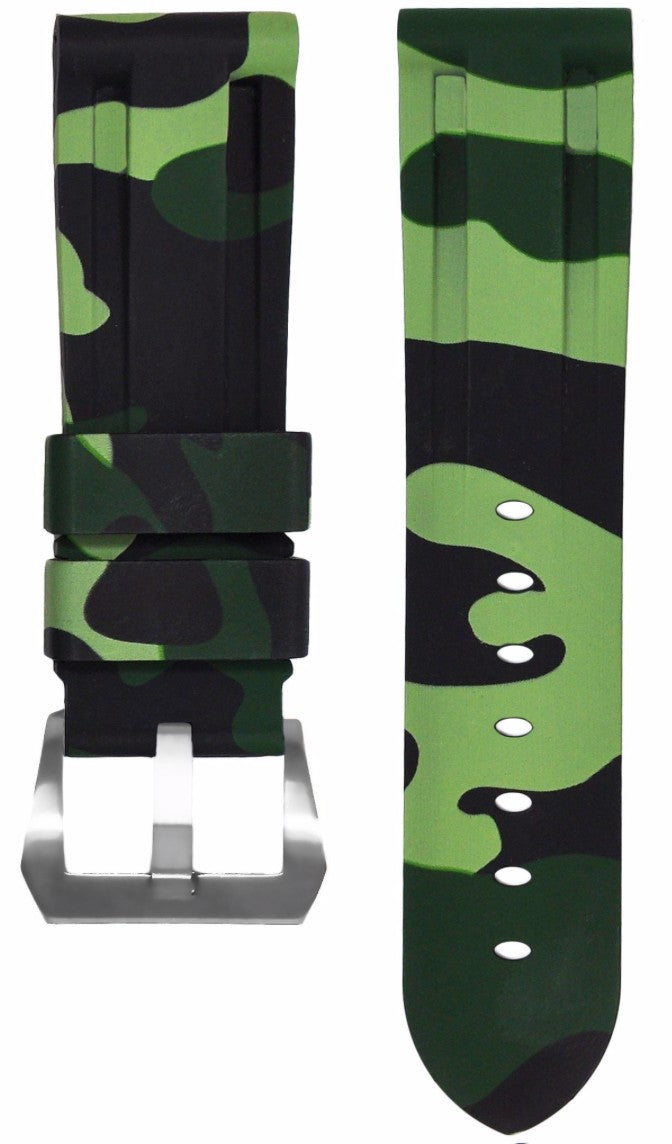 Horus Bracelet Camouflage Caoutchouc pour Panerai