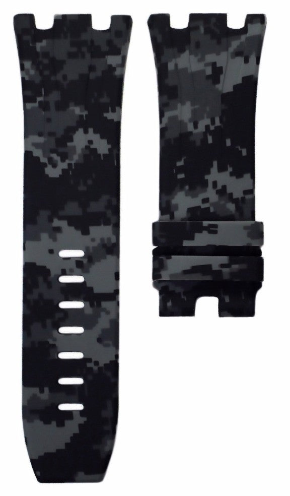 Horus Bracelet Camouflage Rubber Digital Gris pour APROO 44mm