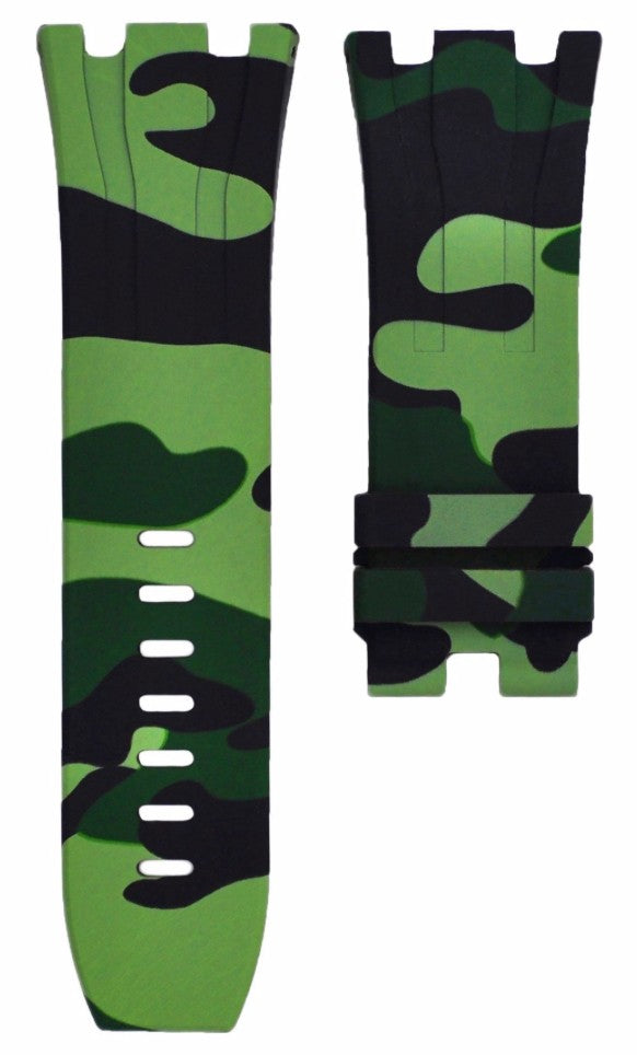 Horus Bracelet Camouflage Rubber Vert pour APROO 44mm