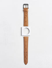 Bracelet Camille Fournet Autruche gris anthracite 