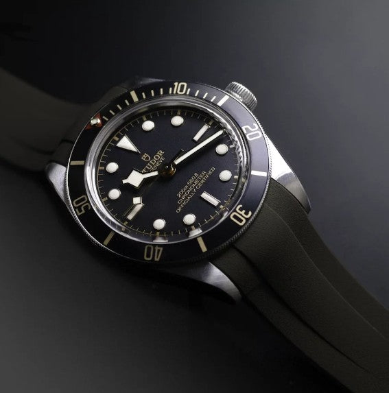 Rubber B strap T801 Brown with buckle 