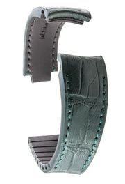 R-Strap Bracelet Aligator pour Rolex - Vert
