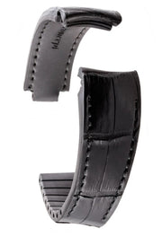 R-Strap Bracelet Aligator pour Rolex - Noir