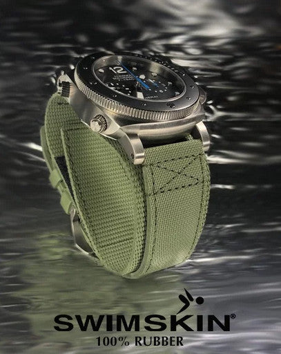 Rubber B Tang Buckle Rubber Cuff Series - Military Green