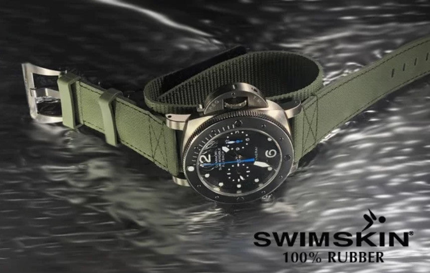 Rubber B Tang Buckle Rubber Cuff Series - Military Green