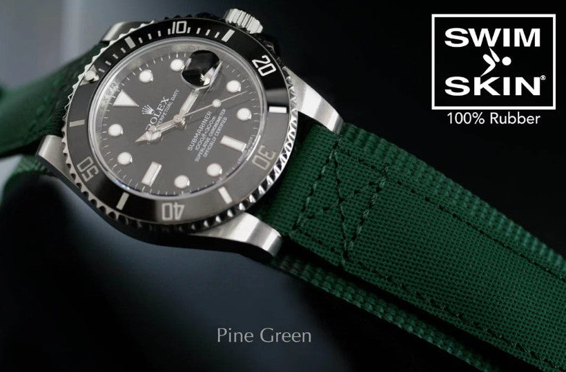 Rubber B Tang Buckle Rubber Cuff Series - Pine Green