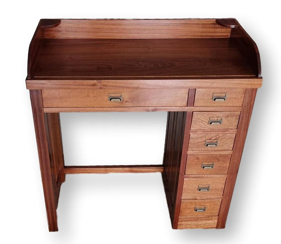 Solid sapele wood watchmaker bench