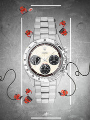 Watchoniste X MisterChrono tirage d'art - daytona - 60x80