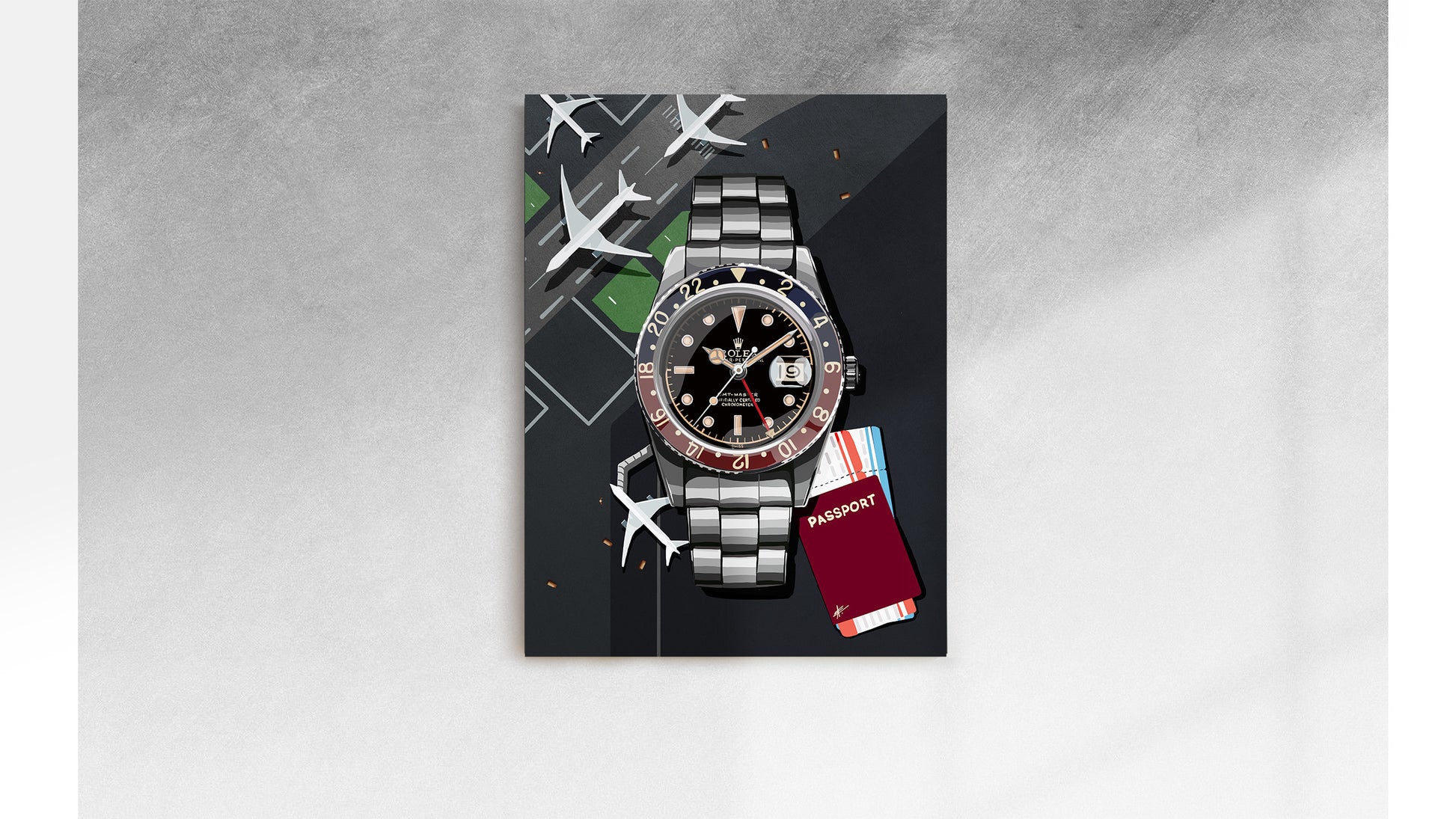 Watchoniste X MisterChrono tirage d'art - pepsi - 60x80