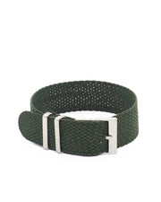 Bracelet perlon KronoKeeper - Vert foncé