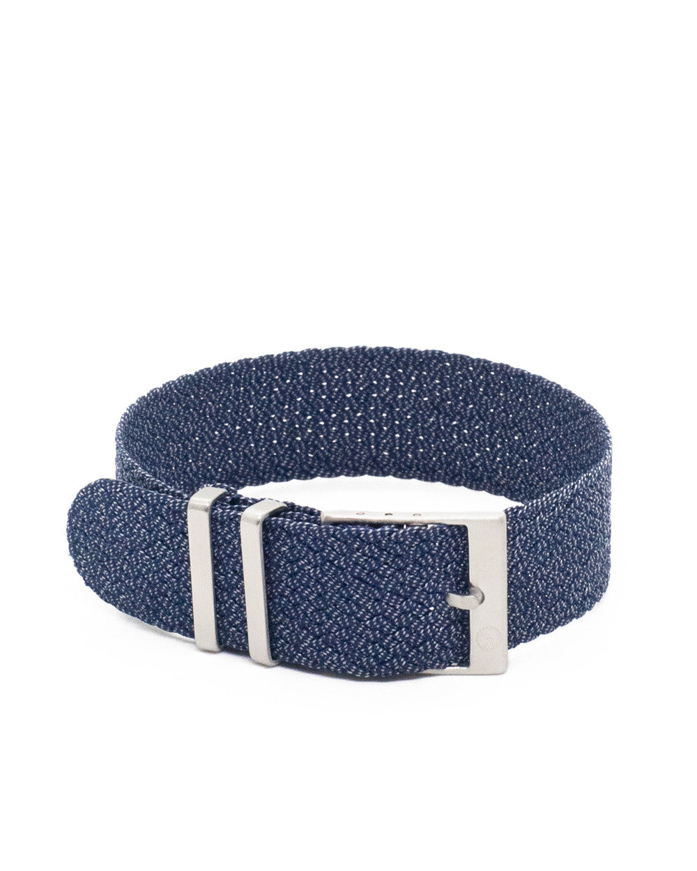 Bracelet perlon KronoKeeper - Bleu/Gris