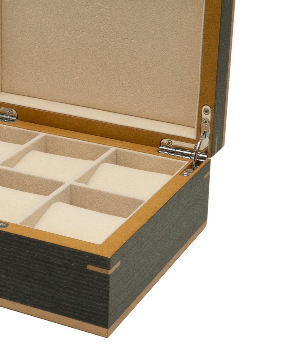 Boîte à montres Clipperton 6 en bois gris