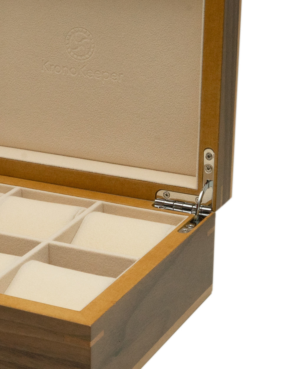 Boîte à montres Clipperton 6 en bois marron