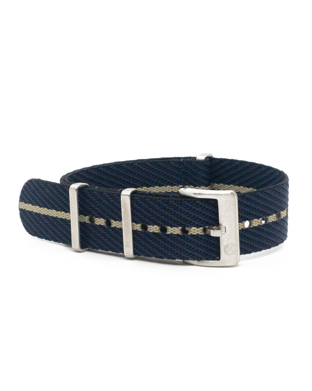 BRACELET NATO PREMIUM - Noir/Marine/Khaki