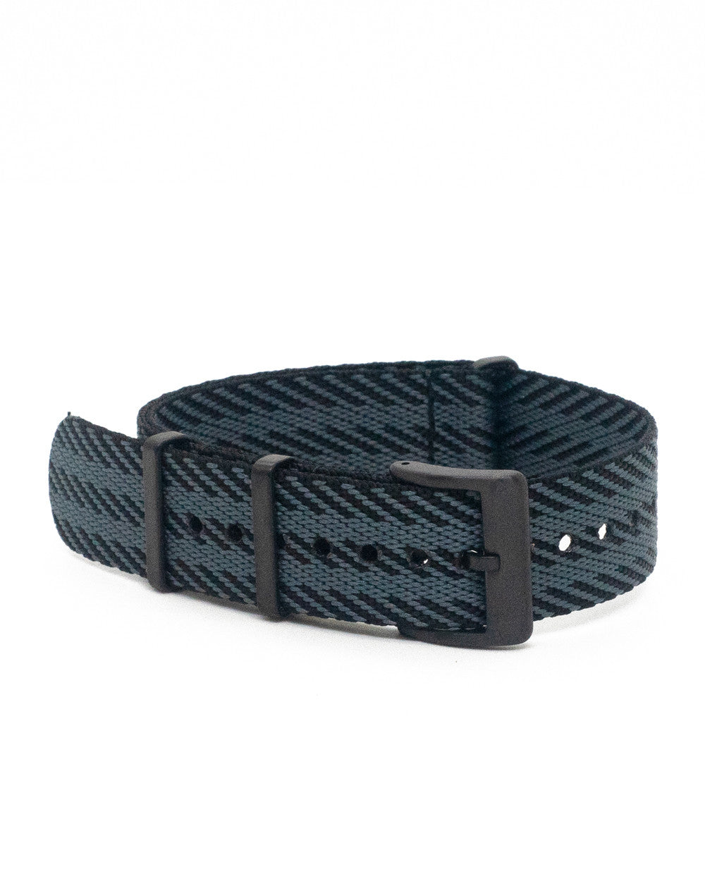 BRACELET NATO PREMIUM PVD - Noir/Gris