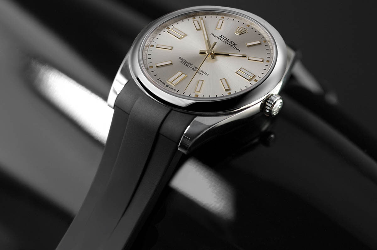 Rubber B strap M141 Brown with buckle 