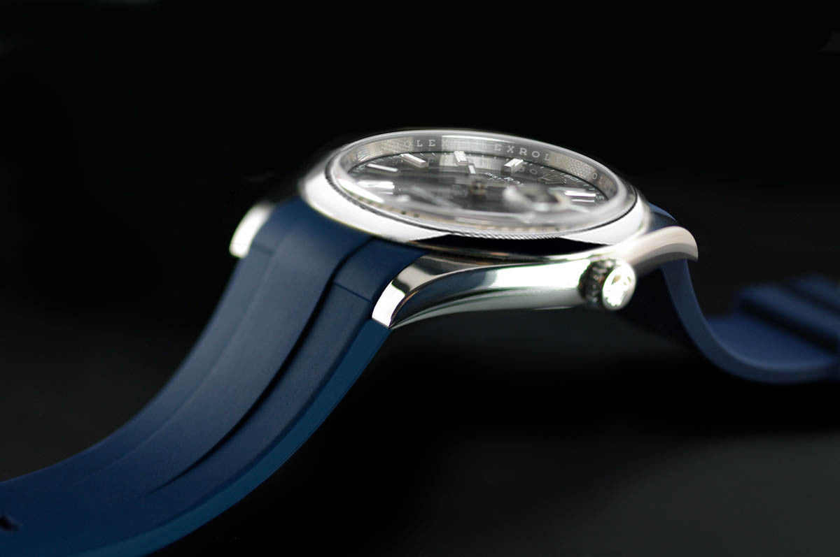 Rubber B strap M141 Navy with buckle 