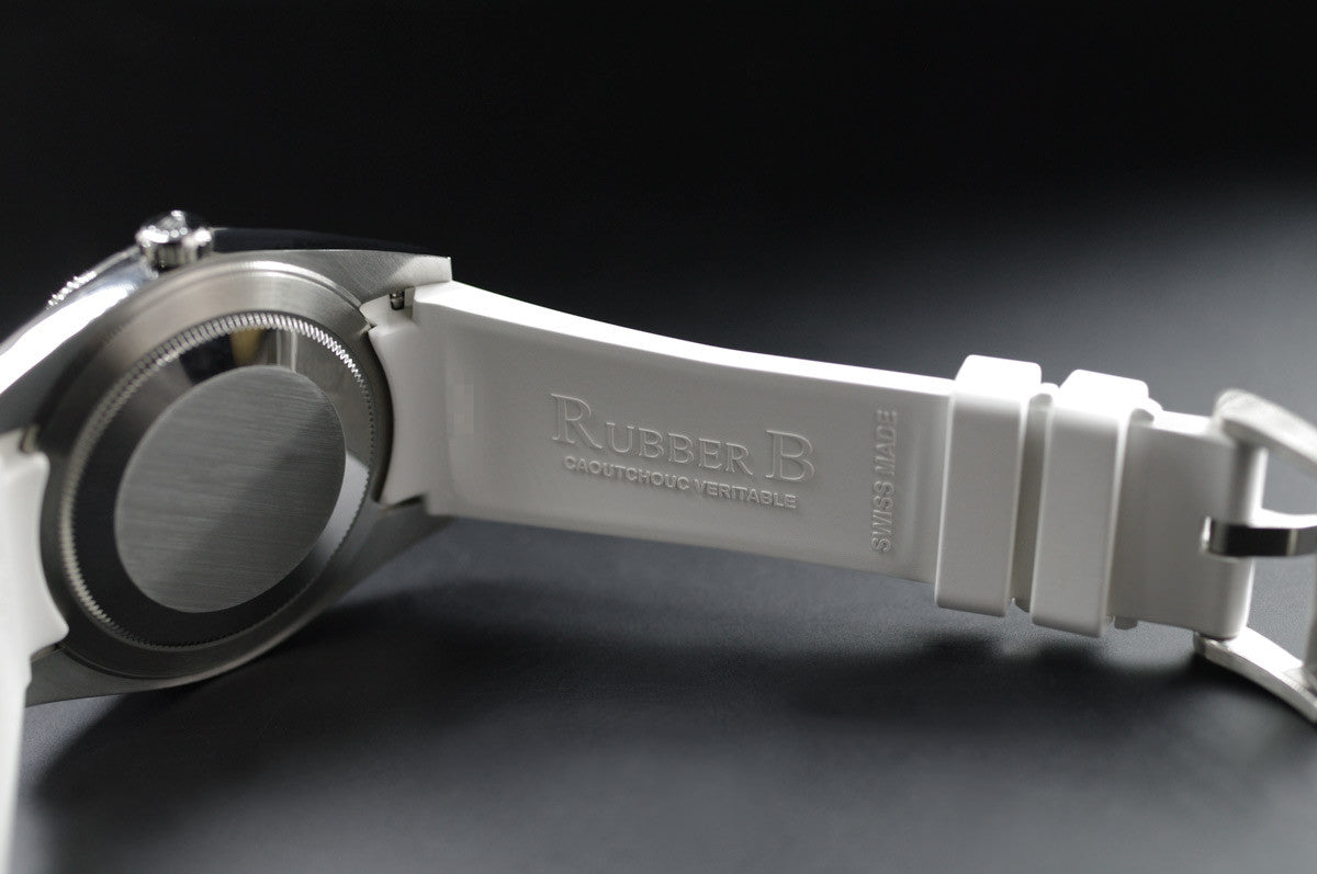 Rubber B strap M141 White with buckle 