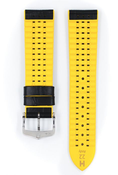 Andy Hirsch Watch Strap Black/Yellow