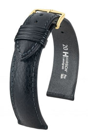 Camelgrain Hirsch Watch Strap Black
