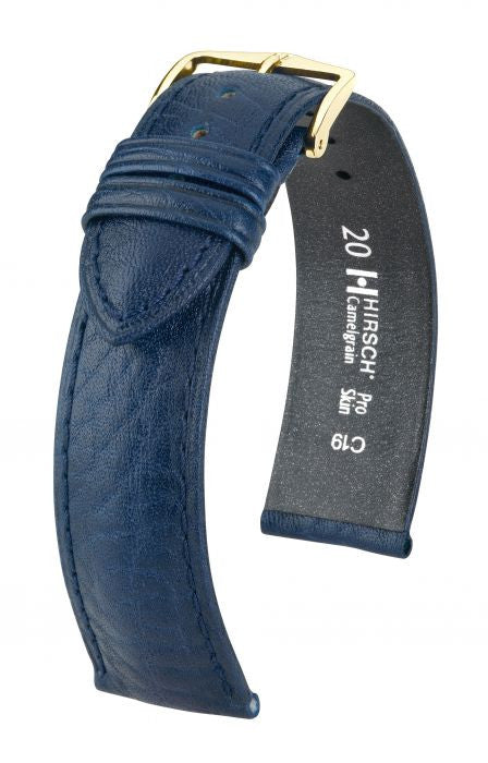 Bracelet pour montre Camelgrain Hirsch Bleu