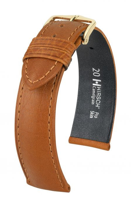 Camelgrain Hirsch Watch Strap Honey
