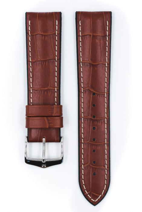 George Hirsch Watch Strap Gold Brown/Black