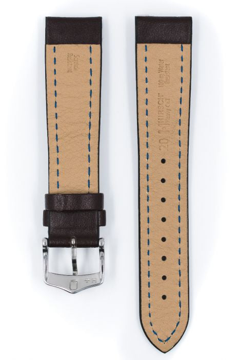 Bracelet pour montre Heavy Calf Hirsch Marron