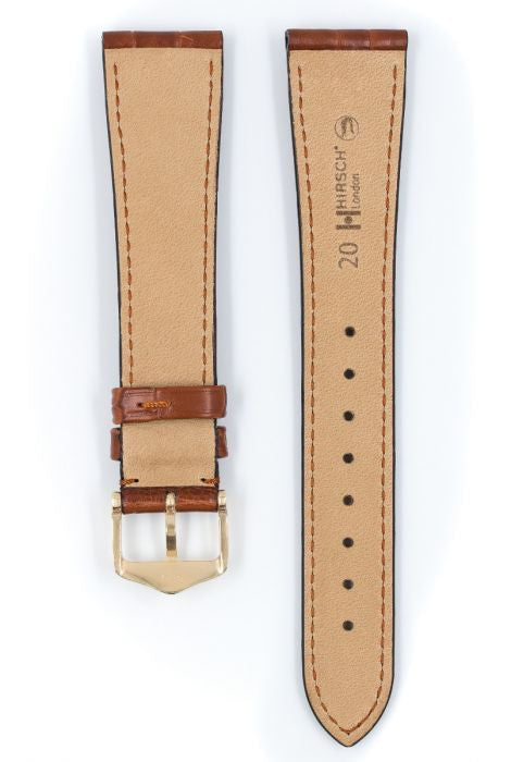 Bracelet pour montre London Hirsch goldbraun