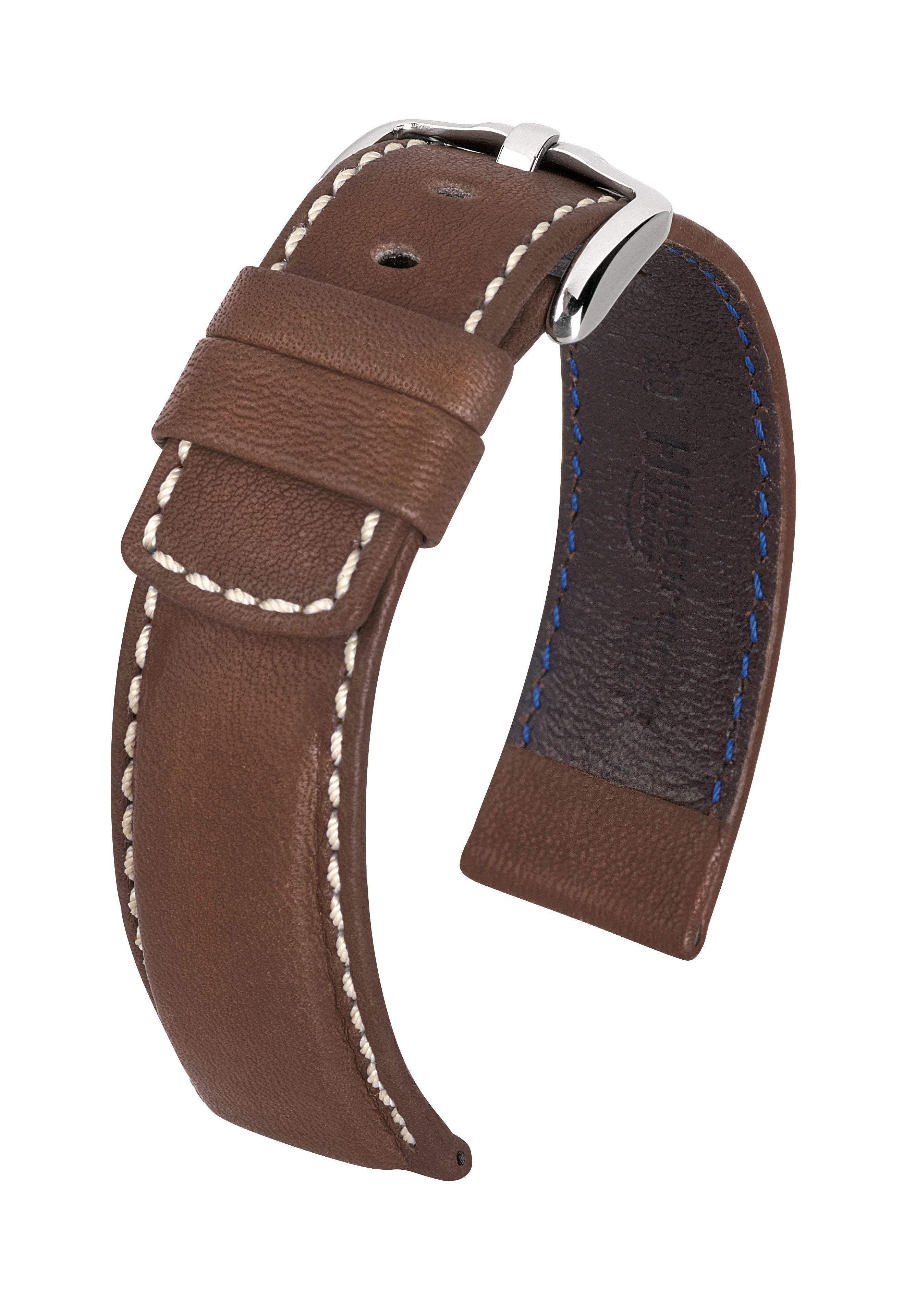 Mariner Hirsch Watch Strap Brown