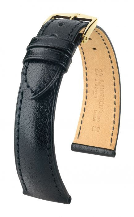 Siena Hirsch Watch Strap Black