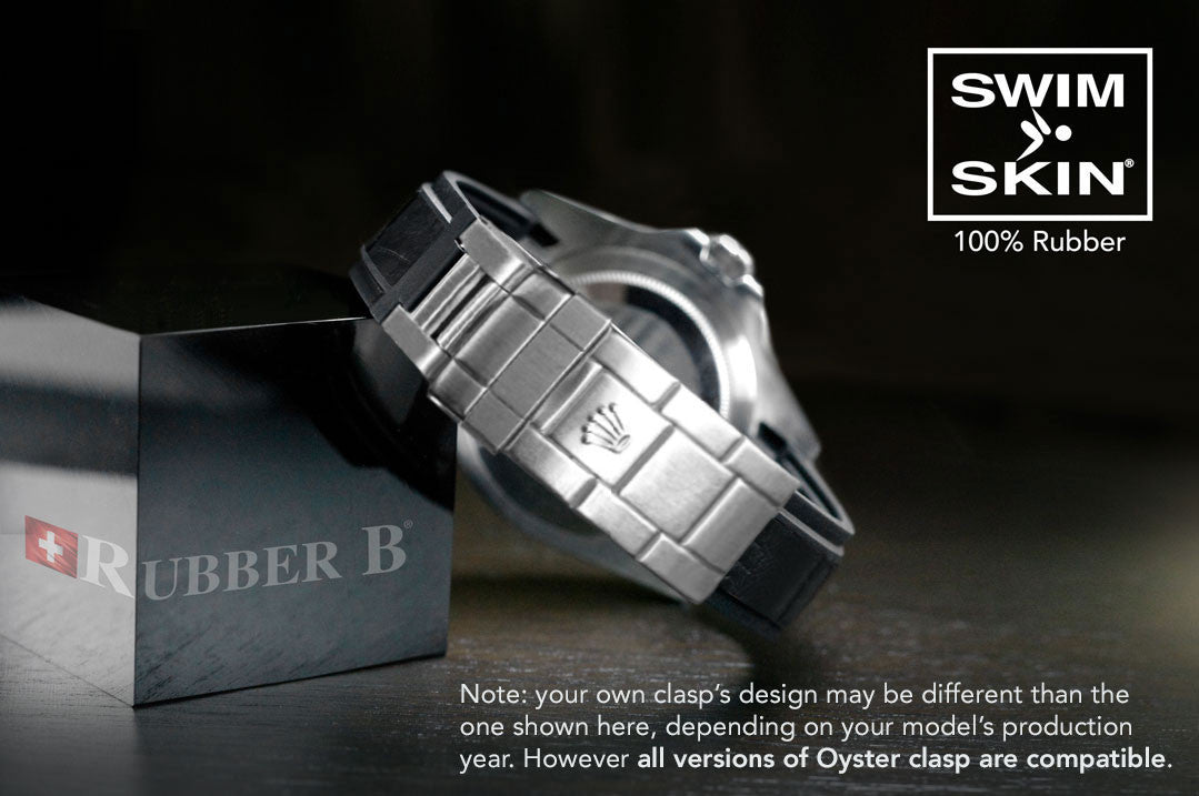 Rubber B strap Swimskin Ballistic noir