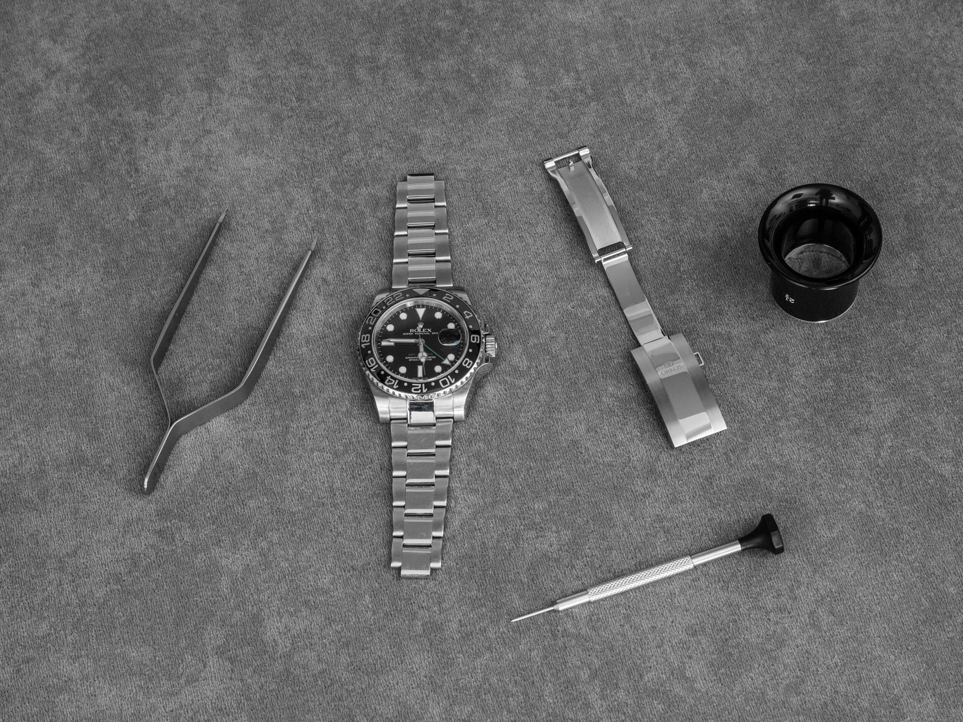 Orkos - Boucle déployante acier avec verrou