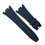 Bracelet de montre bleu en caoutchouc, accessoire pour montre de luxe misterchrono.com