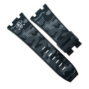 Rubber B strap Sailcloth SwimSkin APC44 Black  