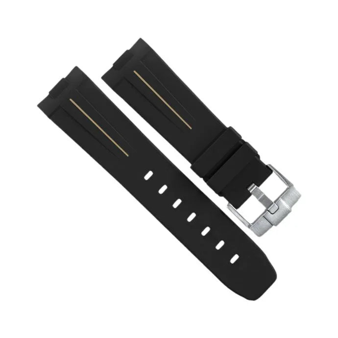 Bracelet RubberB Luminor 44 mm 1950 Type I Noir/Sable - vue principale