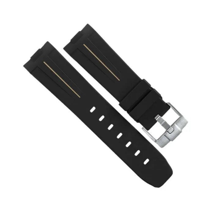 Bracelet RubberB Luminor 44 mm 1950 Type II Noir/Sable - vue principale