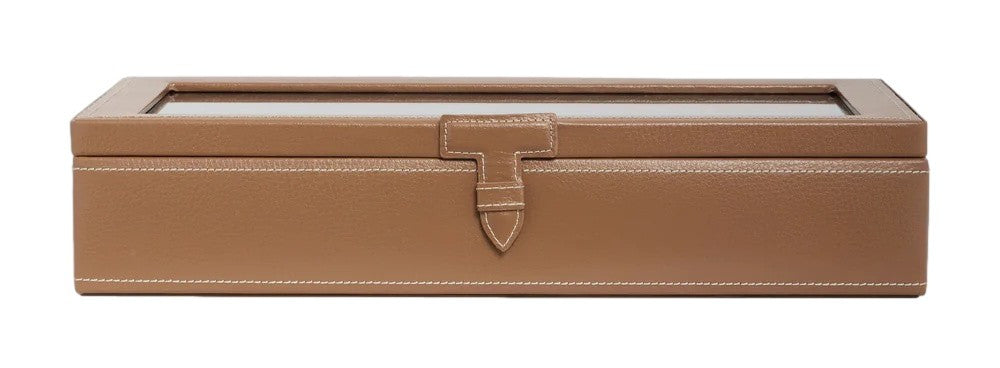 Le Tanneur - Coffret 12 montres en cuir avec vitre