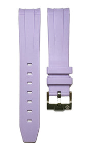 Rubber strap for Omega MoonSwatch - Lilac