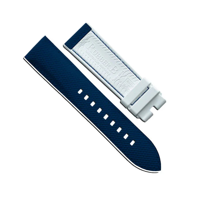 Bracelet RubberB Ballistic SwimSkin PS22 - Bleu navy / Blanc - vue principale